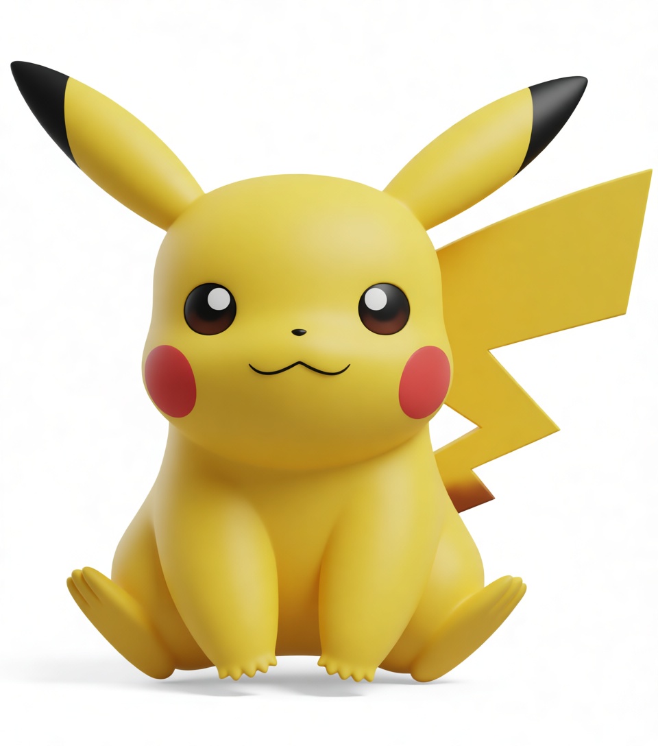 Pikachu Figurine free 3D printable STL