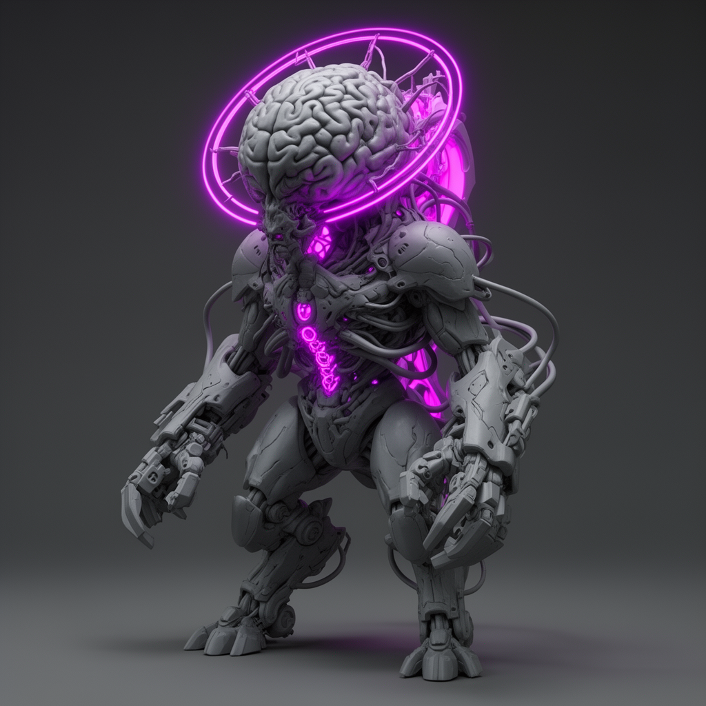 Chrome Maleceptor Figurine free 3D printable STL