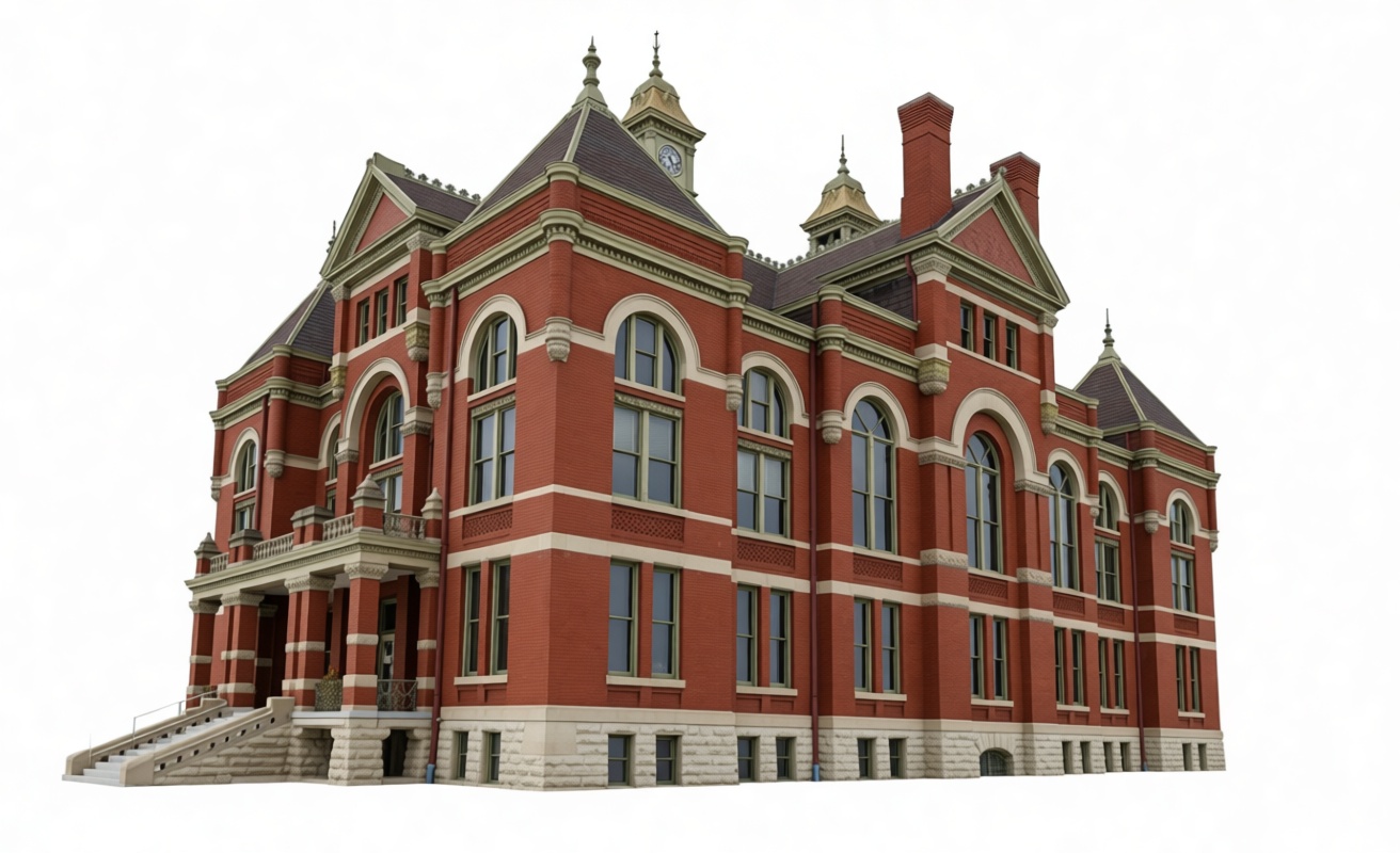 Victorian Courthouse Model free 3D printable STL