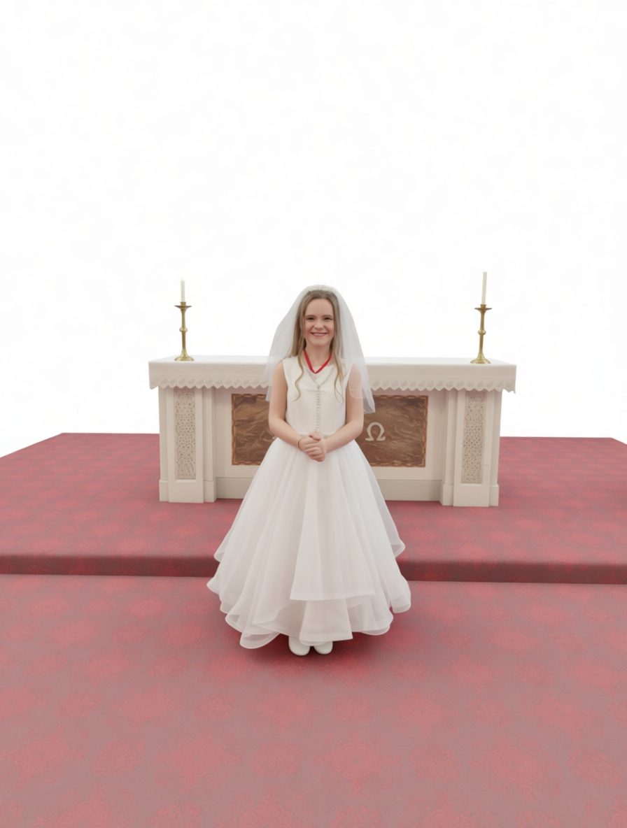 First Communion Girl Figurine free 3D printable STL