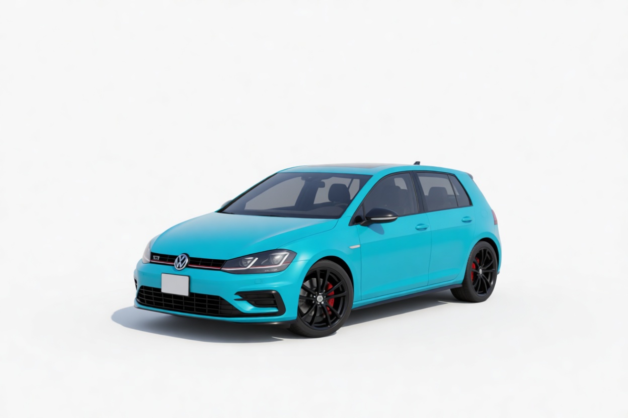 Volkswagen Golf GTI Model free 3D printable STL