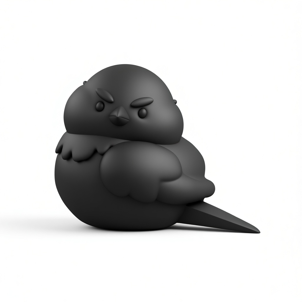Angry Bird Figurine free 3D printable STL