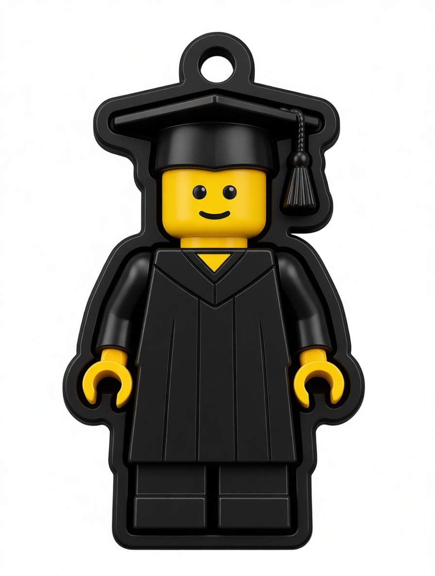 Lego Graduation Figurine free 3D printable STL