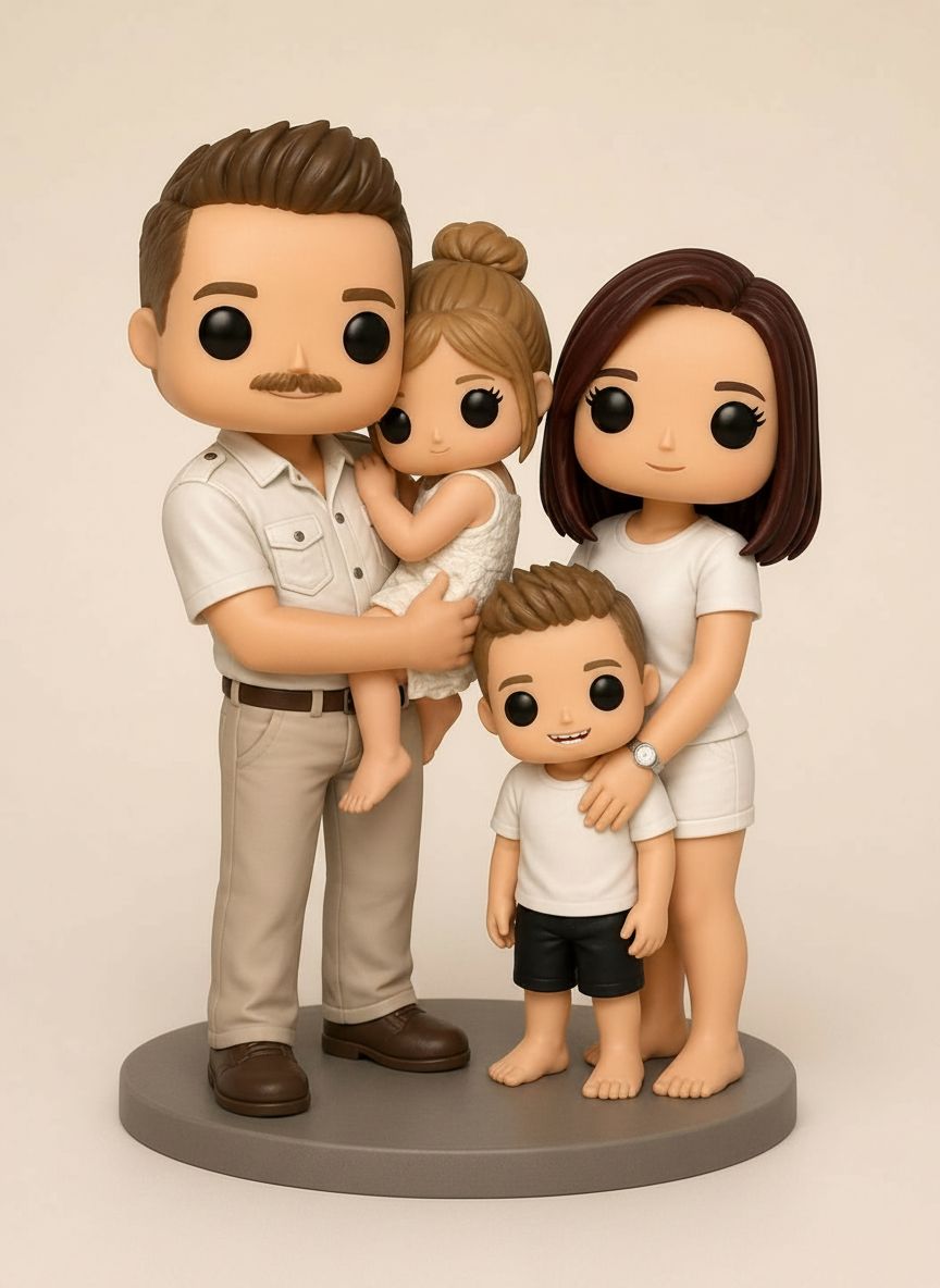 Custom Family Figurine - Free 3D Printable STL File