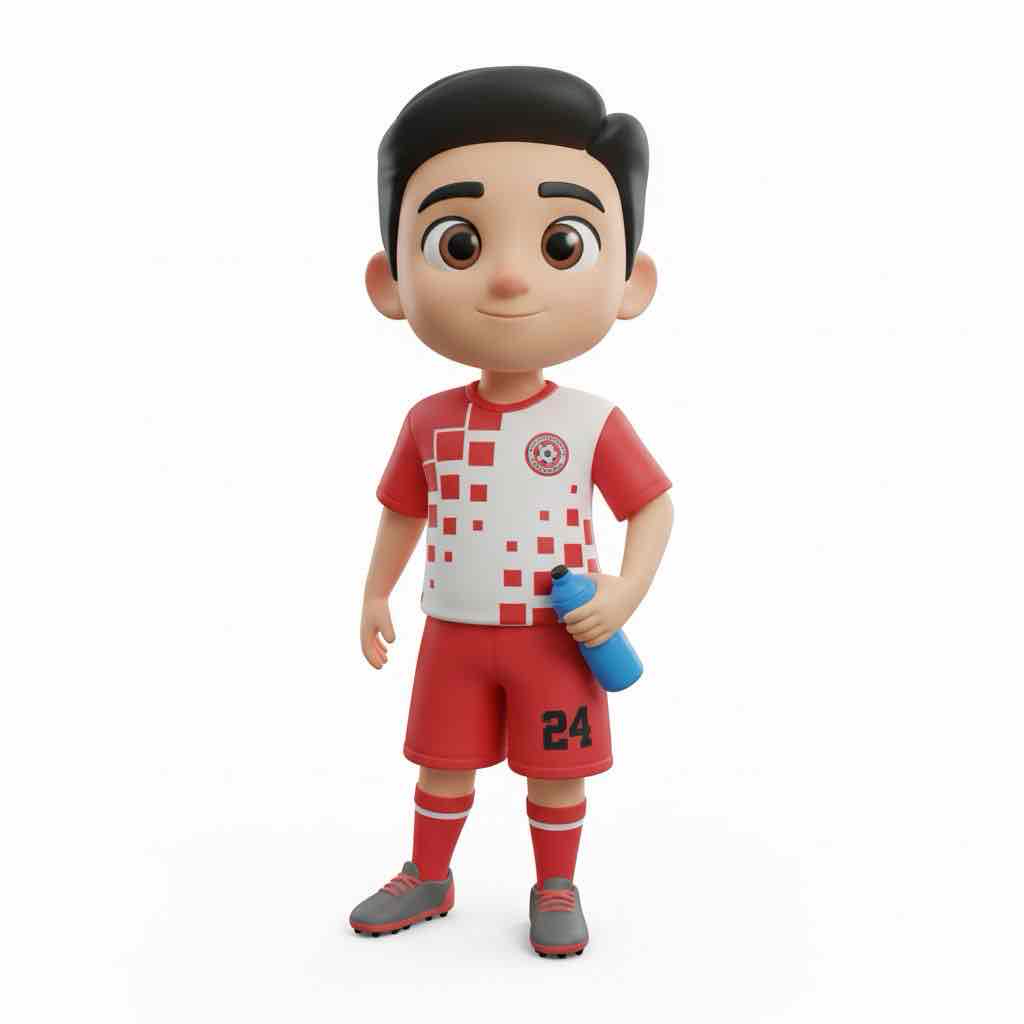 Soccer Character free 3D printable STL
