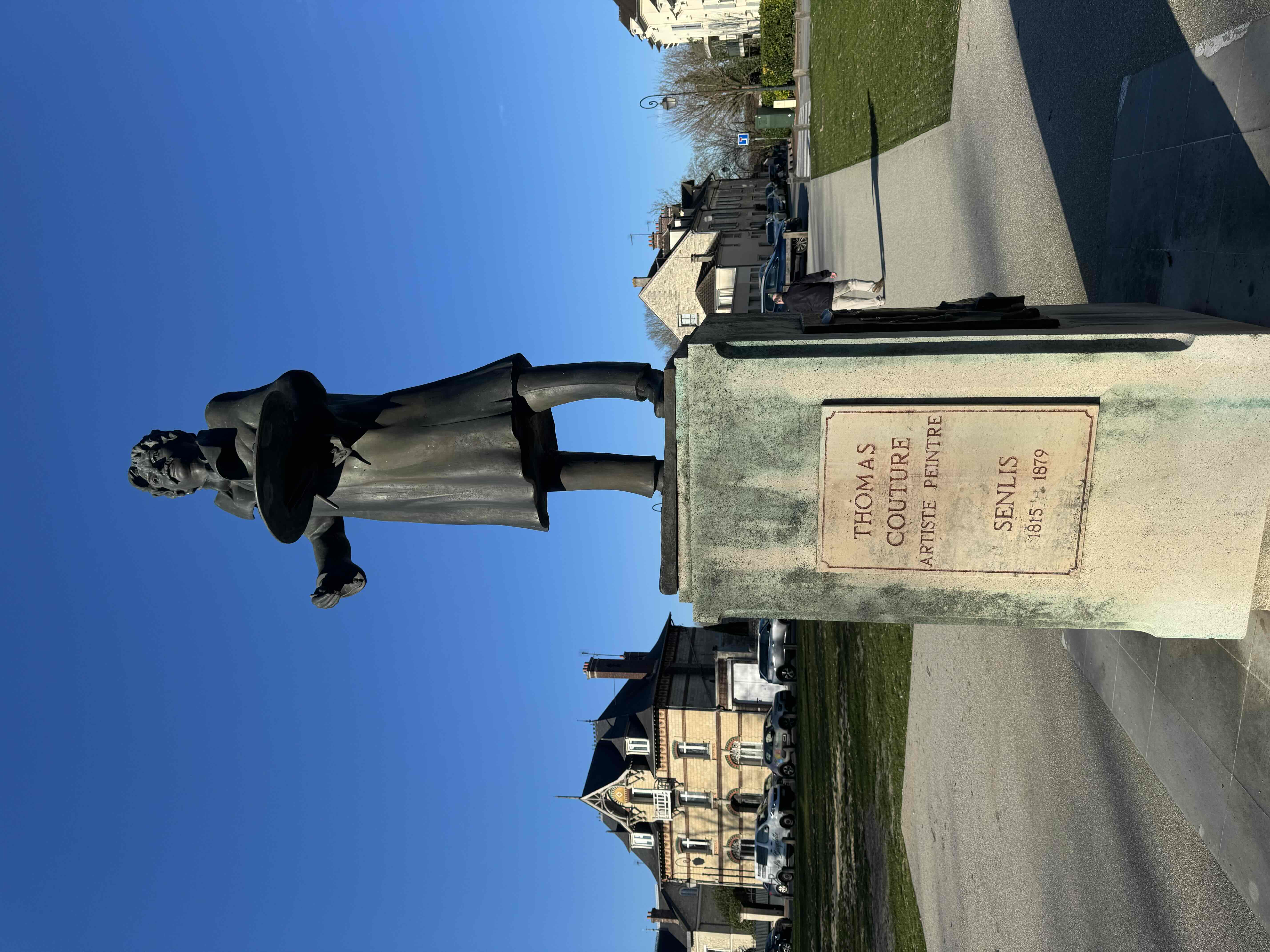 Statue of Thomas Couture free 3D printable STL