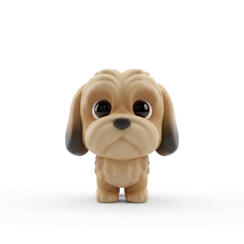 Cute Puppy Figurine free 3D printable STL