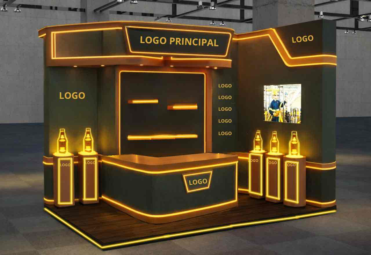 Exhibition Booth free 3D printable STL