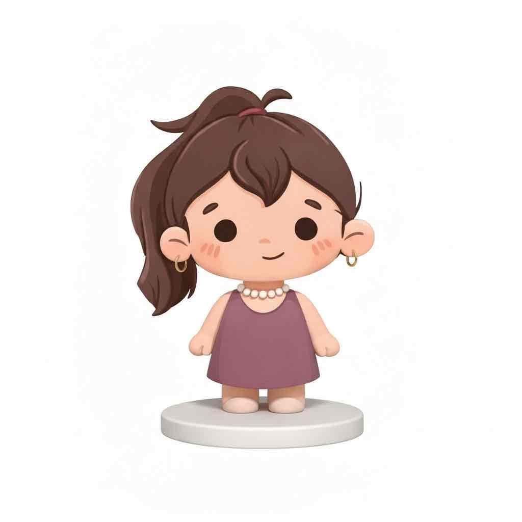 Cute Character Figure free 3D printable STL