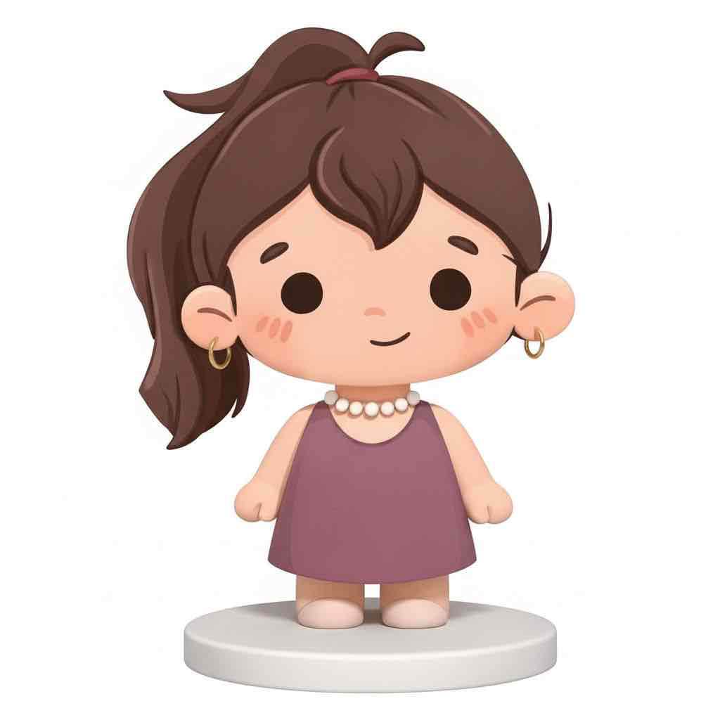 Cute Character Figure free 3D printable STL