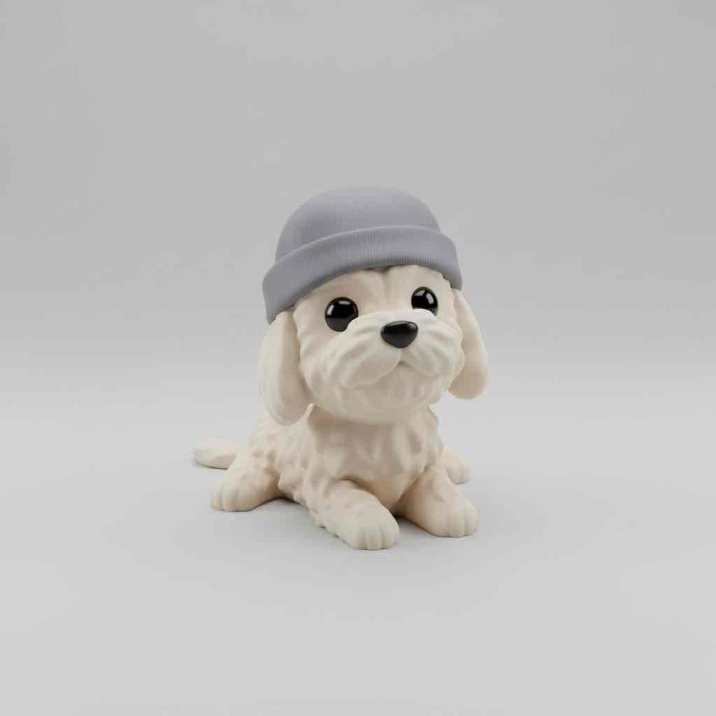 Cute Dog Figurine free 3D printable STL