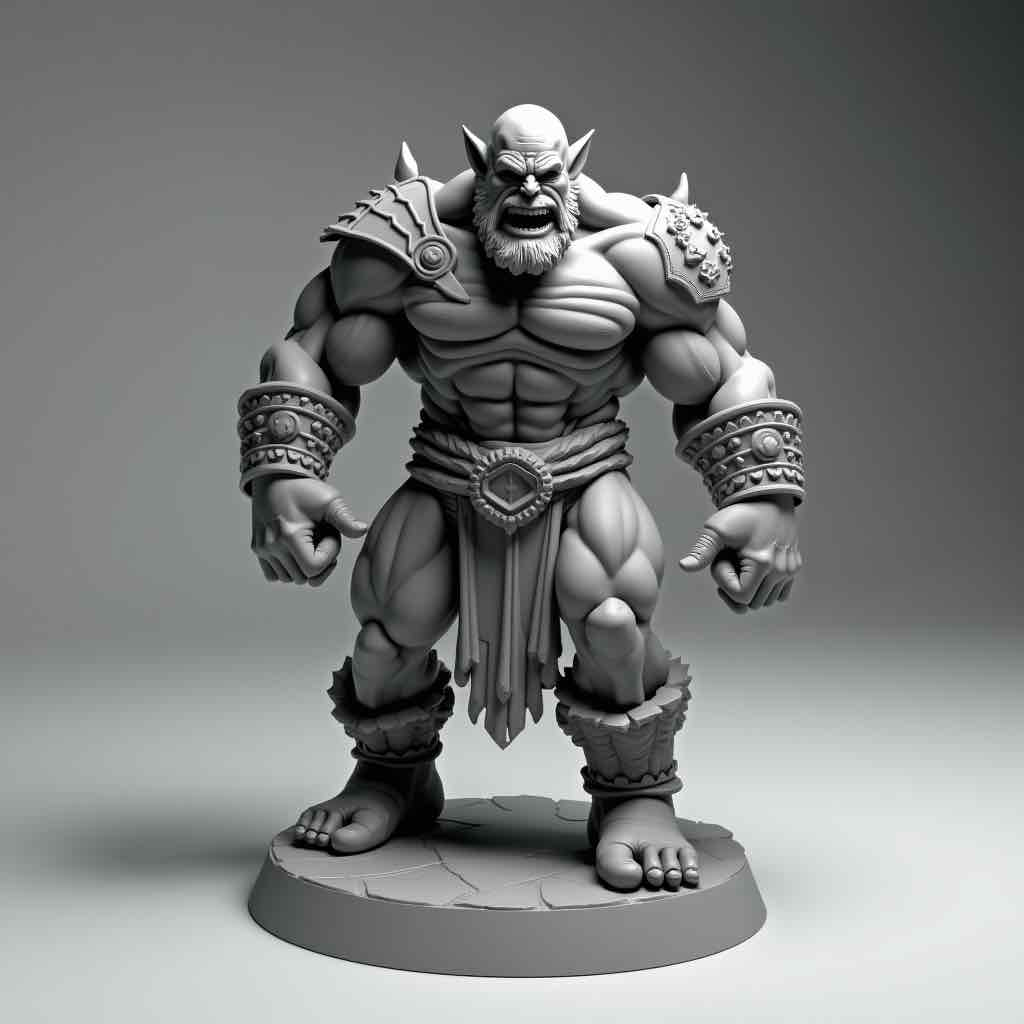 Orc Warrior free 3D printable STL