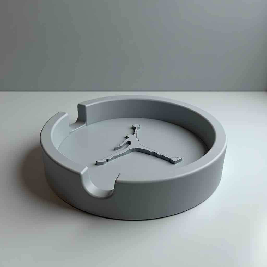 Jordan Ashtray free 3D printable STL