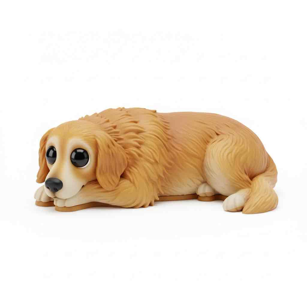 Golden Retriever Figure free 3D printable STL