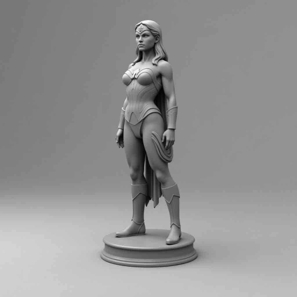 Wonder Woman 3D Model free 3D printable STL