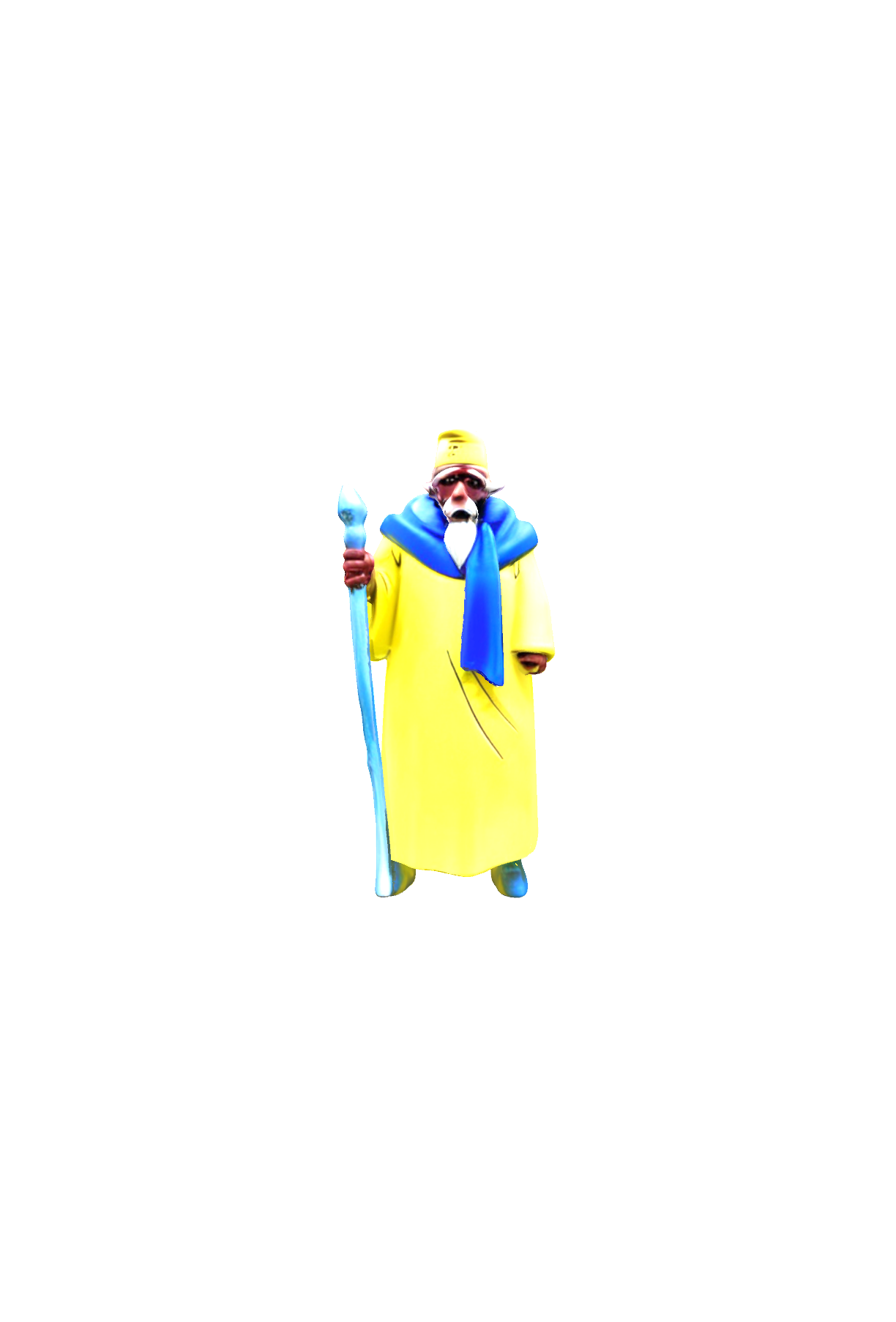 Wizard Character Figure free 3D printable STL