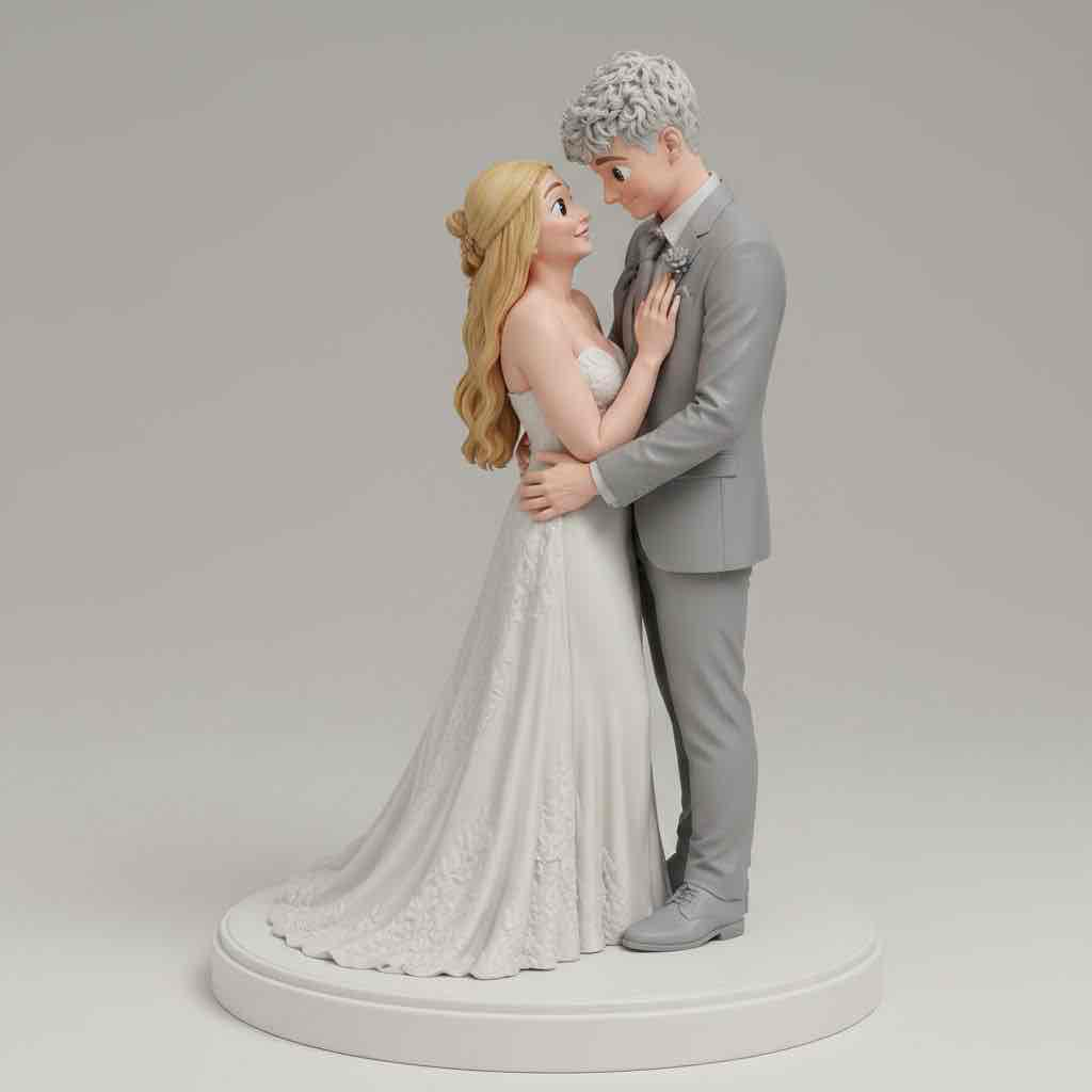 Disney Wedding Couple free 3D printable STL