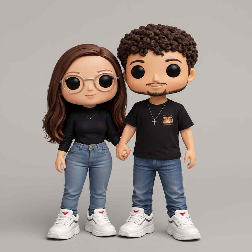 Couple Vinyl Figures free 3D printable STL