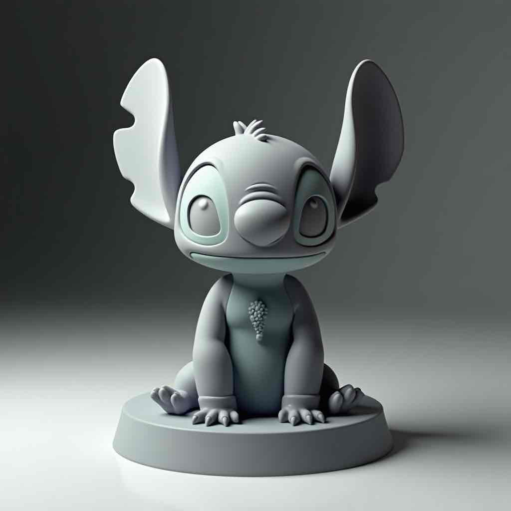 Stitch Character Figure free 3D printable STL