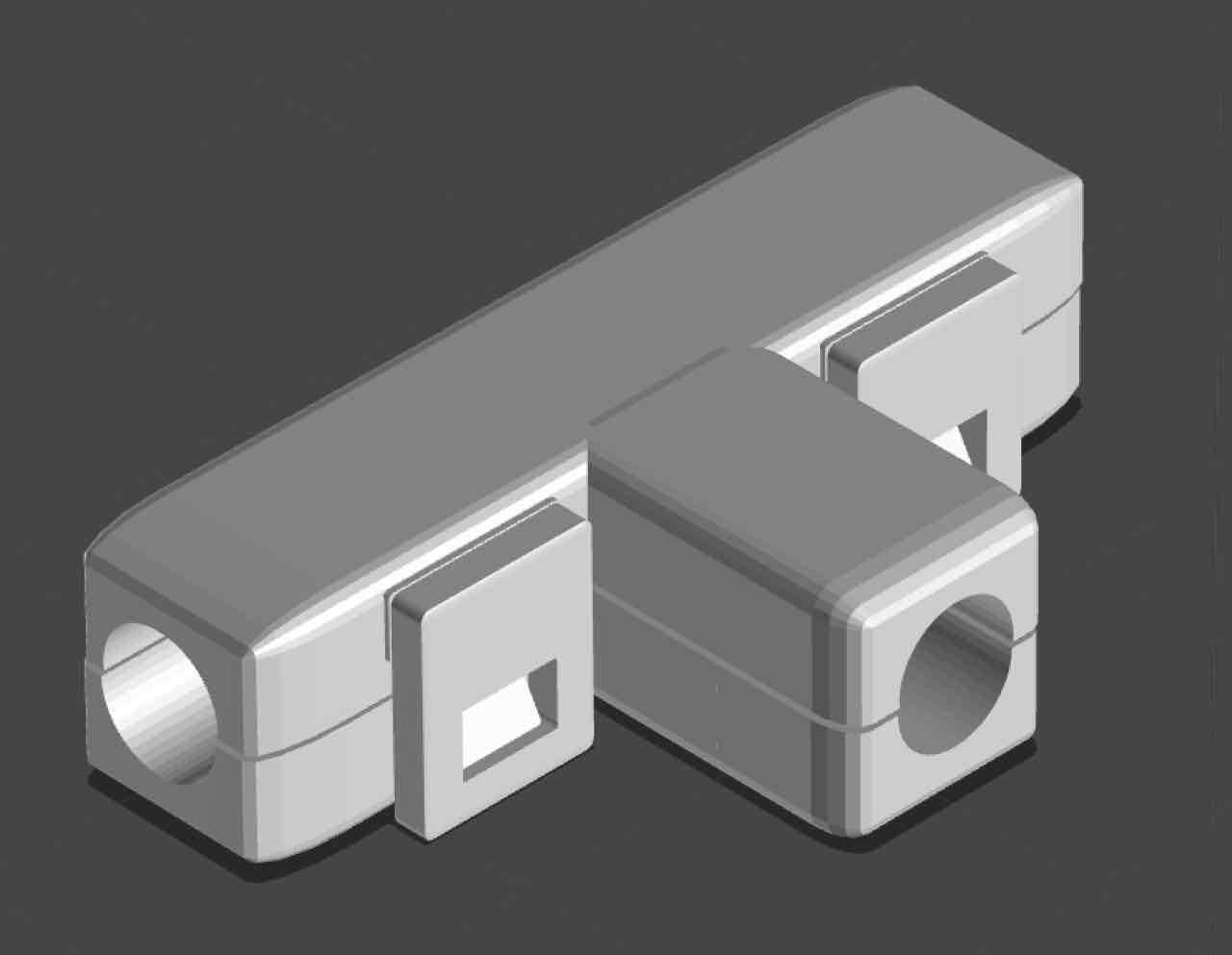 3D Print Connector Piece free 3D printable STL