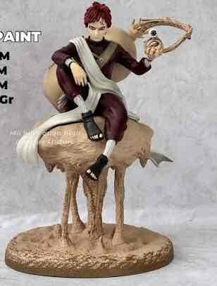 Gaara Sand Sittin' Statue free 3D printable STL