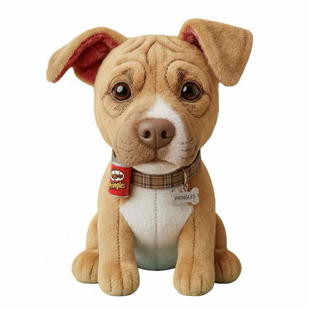 Pringles Puppy Plush free 3D printable STL