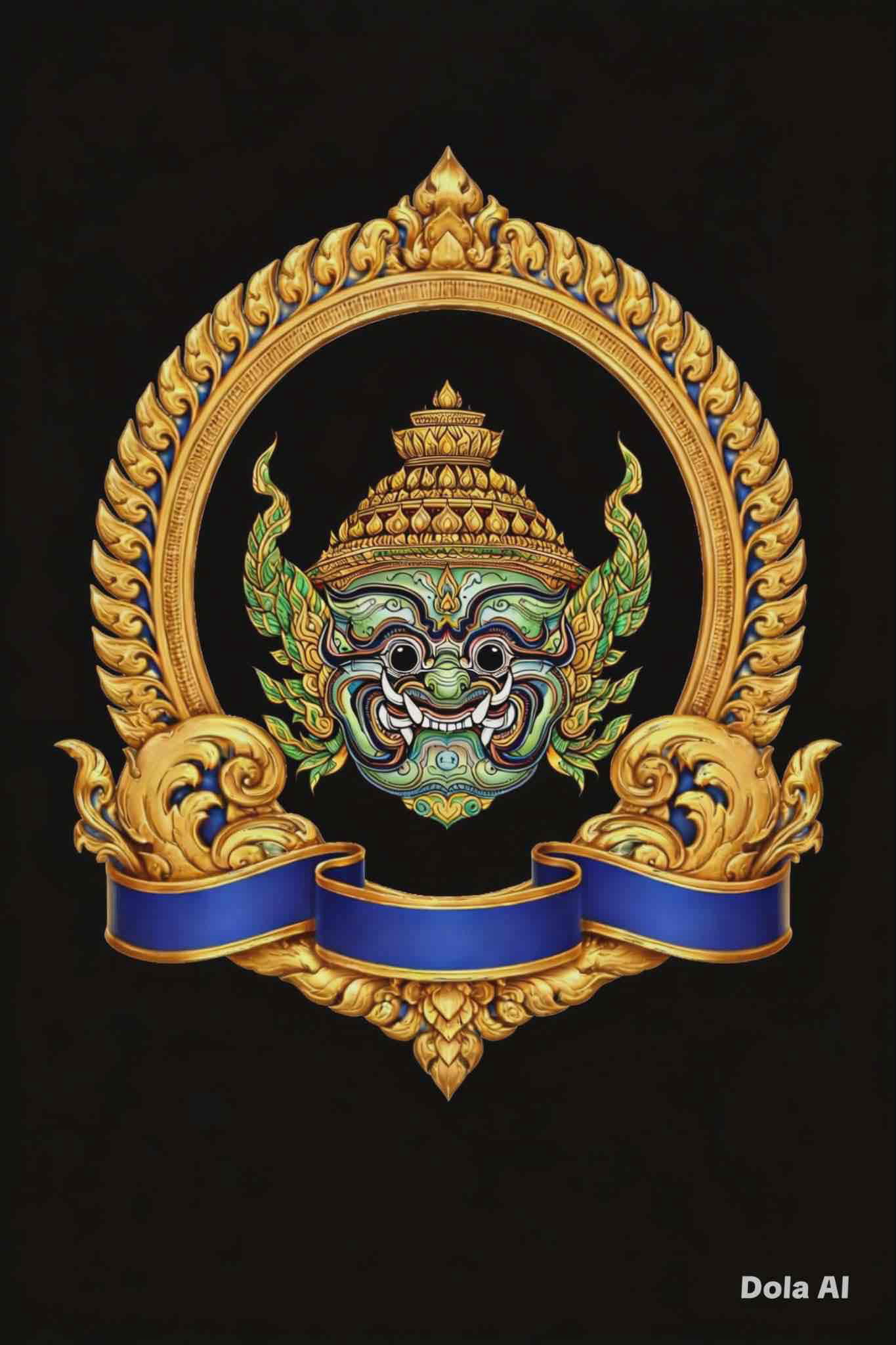 Hanuman Garuda Emblem free 3D printable STL
