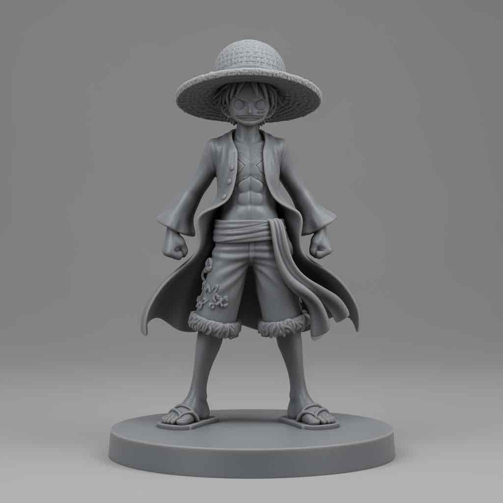 Monkey D. Luffy Pose free 3D printable STL