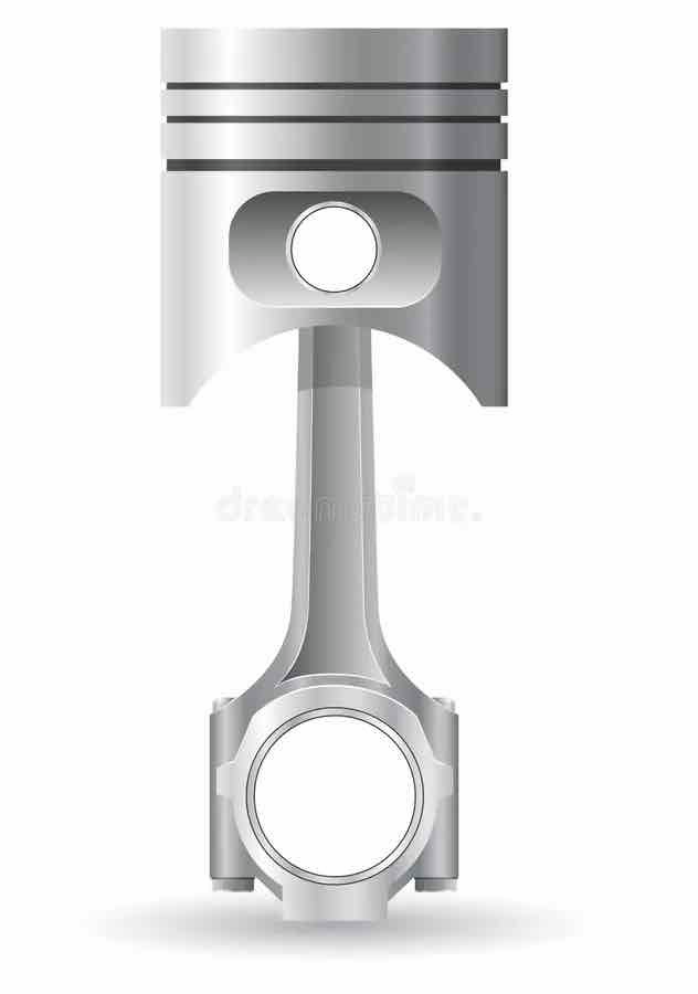 Engine Piston Assembly free 3D printable STL