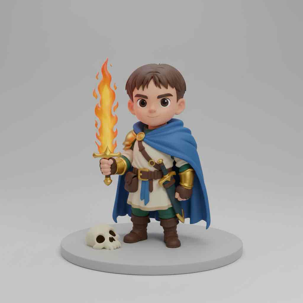 Heroic Knight Figure free 3D printable STL
