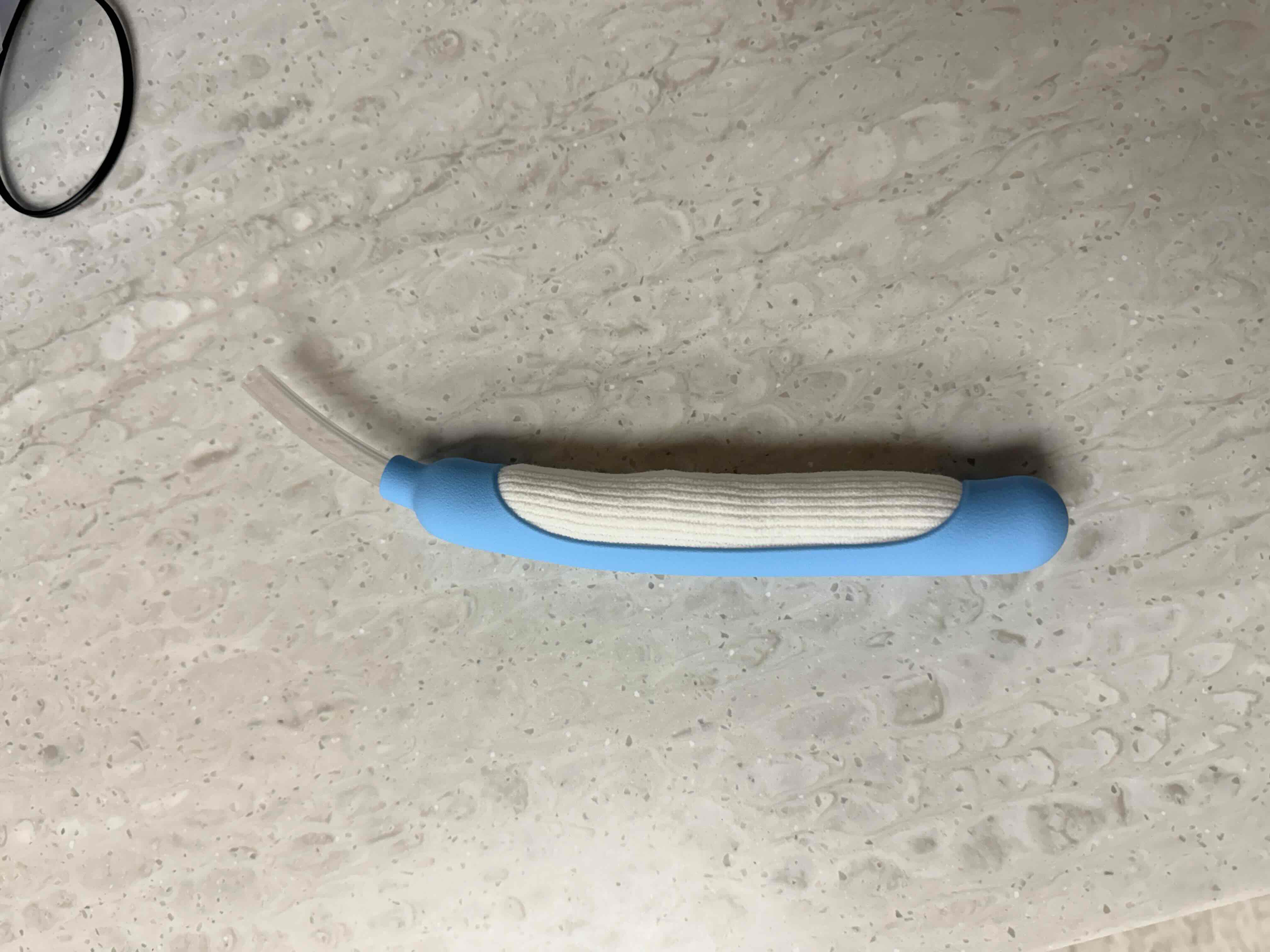Blue Silicone Handle free 3D printable STL