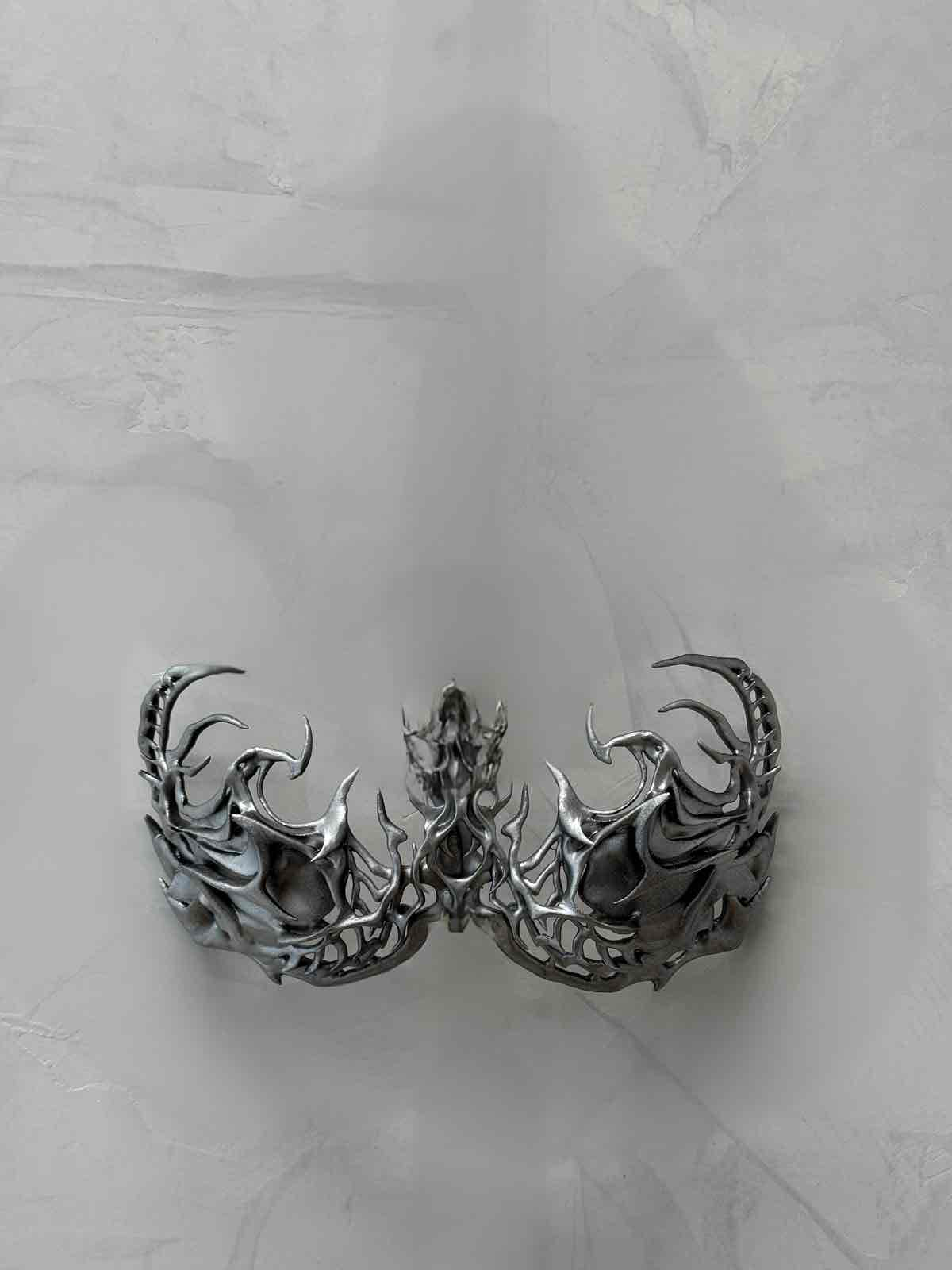 Ornate Skull Mask free 3D printable STL