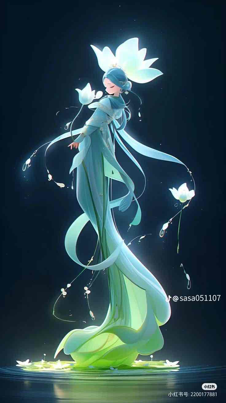 Elegant Water Spirit free 3D printable STL