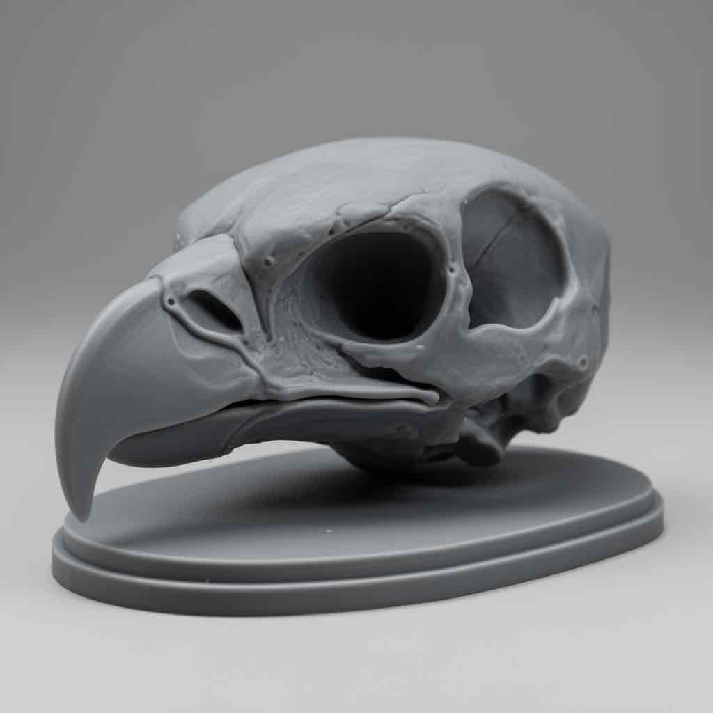 Eagle Skull Model free 3D printable STL