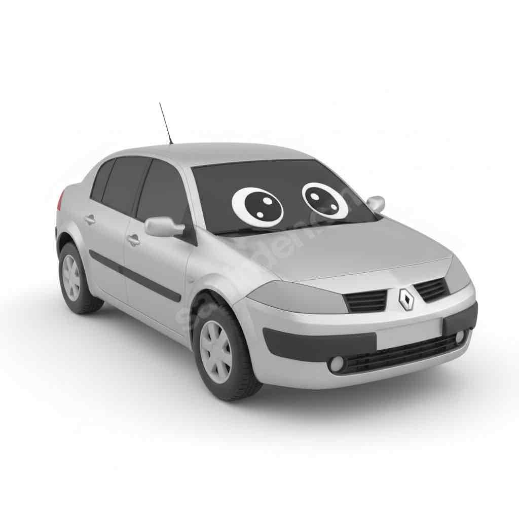 Renault Megane 2007 free 3D printable STL