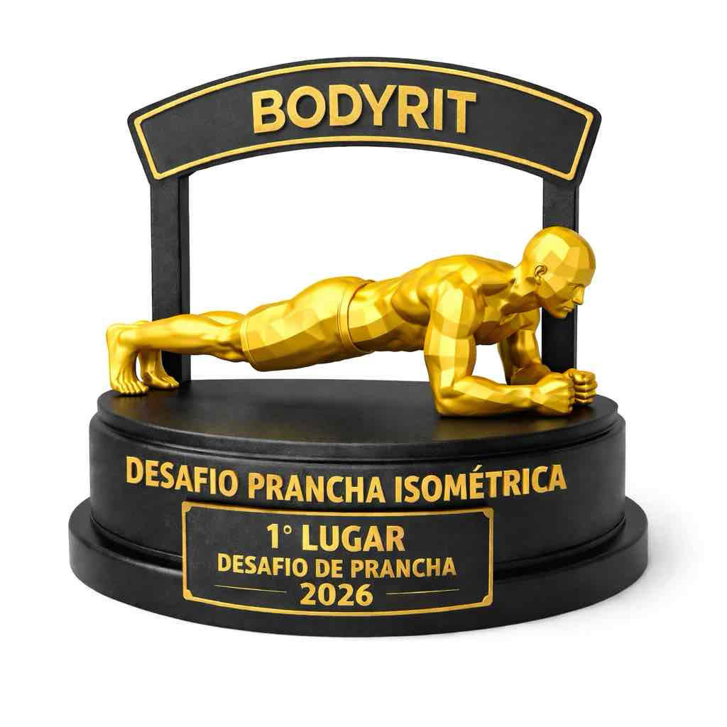 Isometric Plank Trophy free 3D printable STL