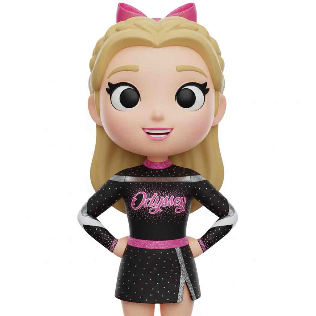 Cheerleader Odyssey Figurine free 3D printable STL