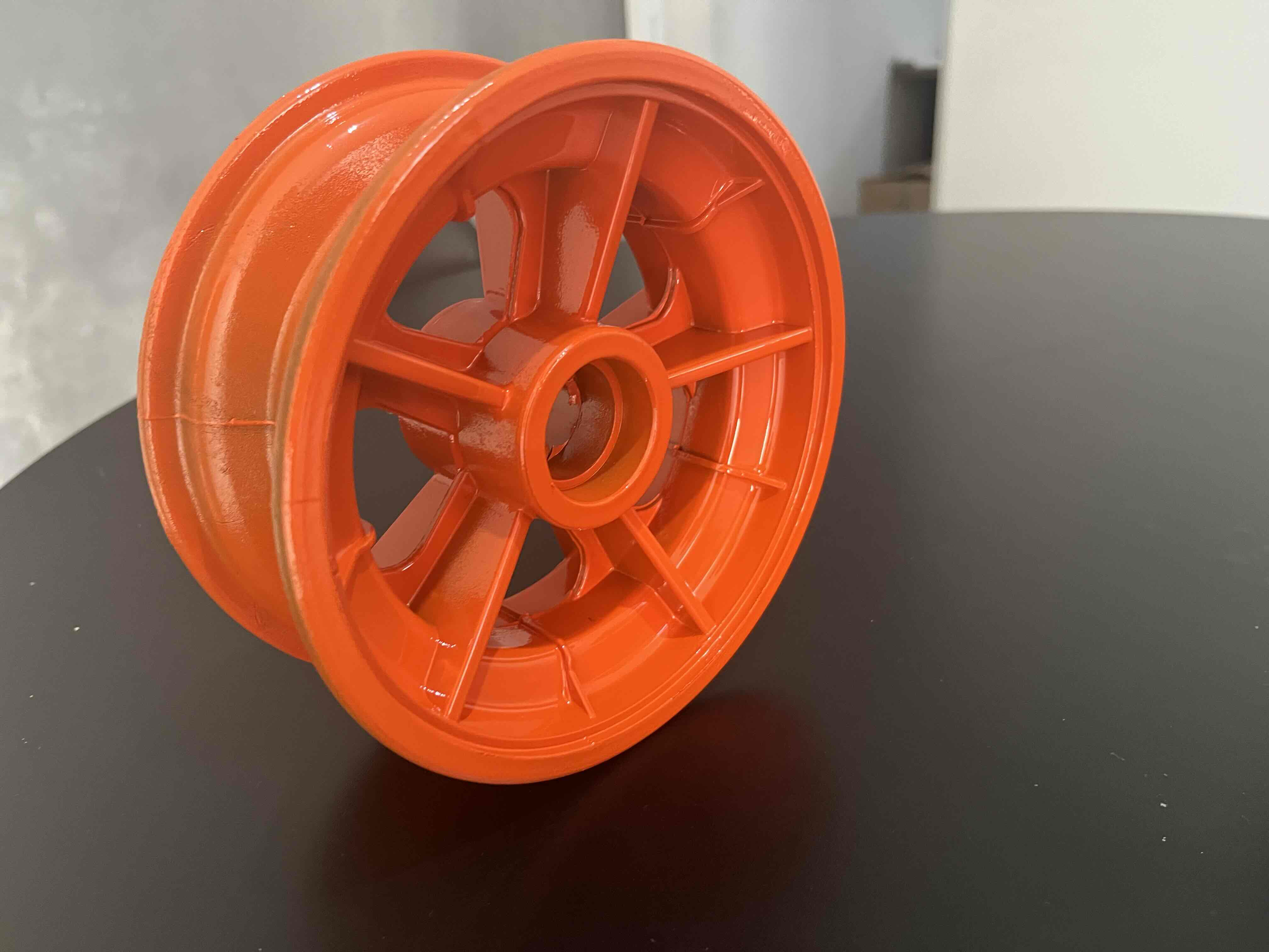 Orange Racing Wheel free 3D printable STL