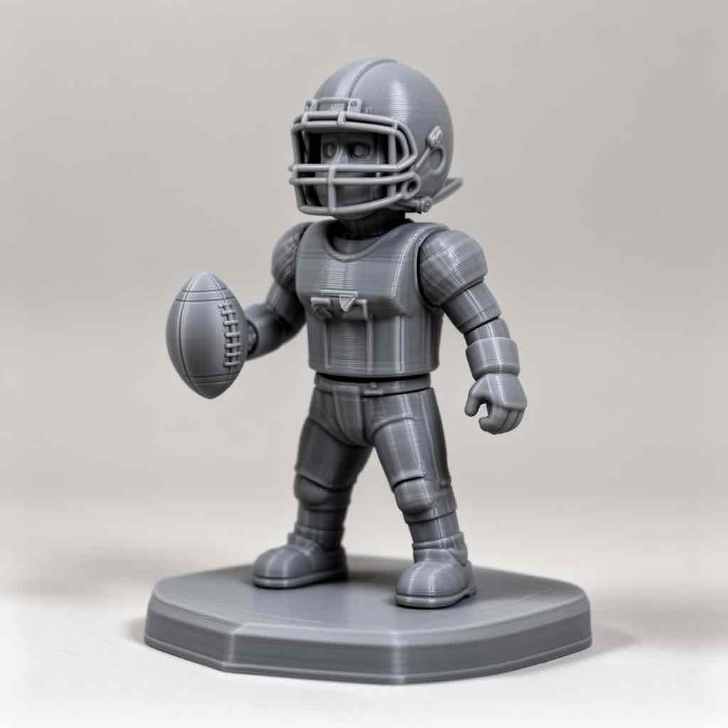 Football Player Figurine free 3D printable STL