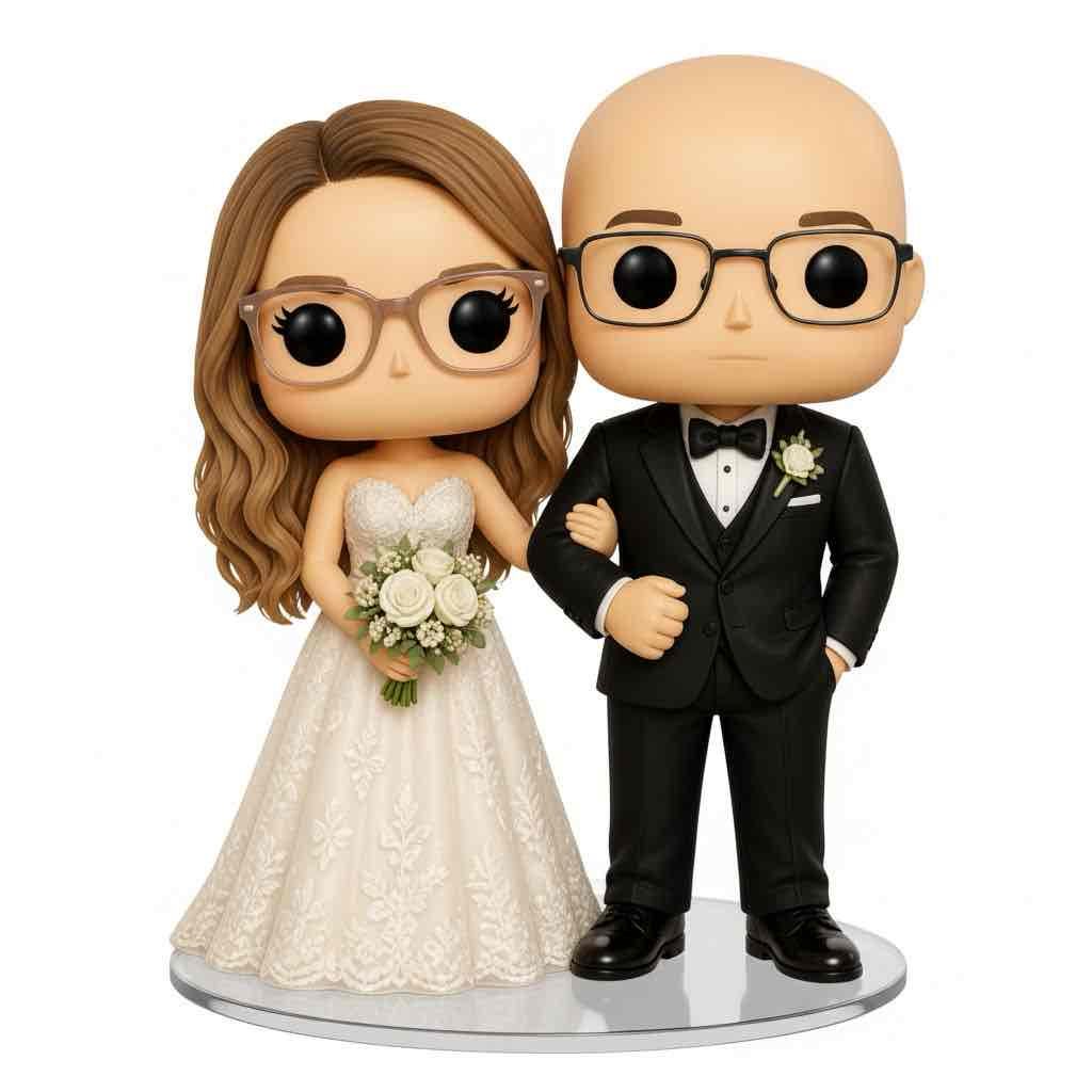 Wedding Couple Figurines free 3D printable STL