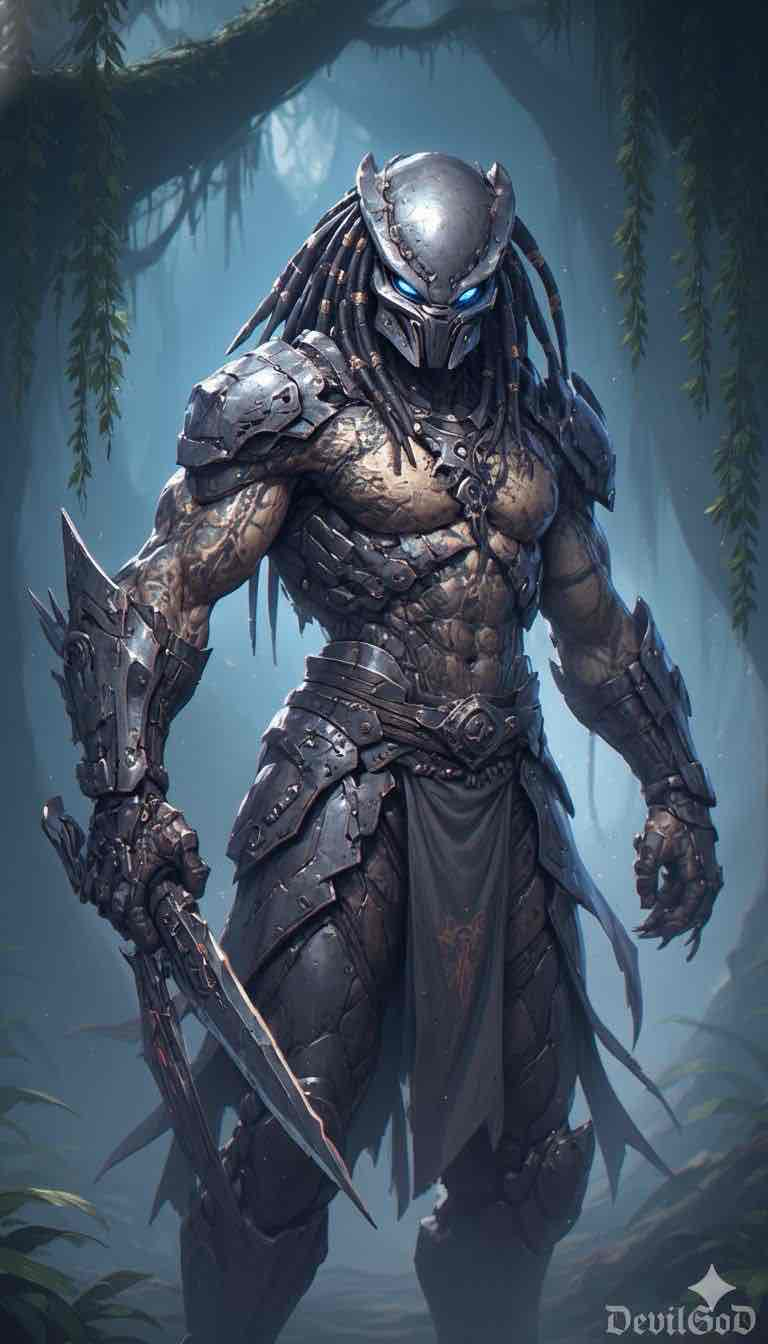 Predator Warrior Pose free 3D printable STL