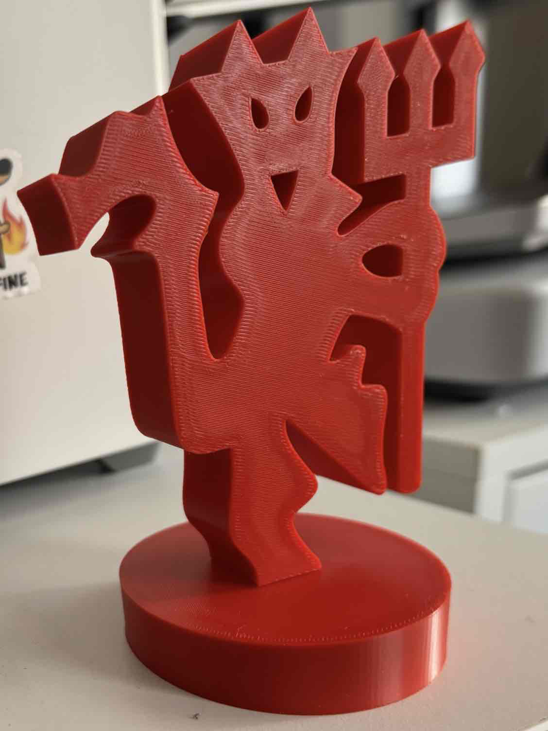 Red Devil Sculpture free 3D printable STL