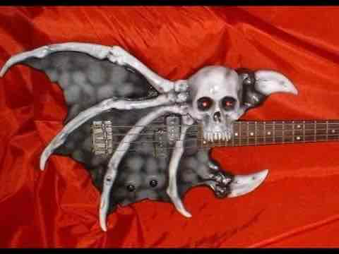 Spider Skull Guitar free 3D printable STL