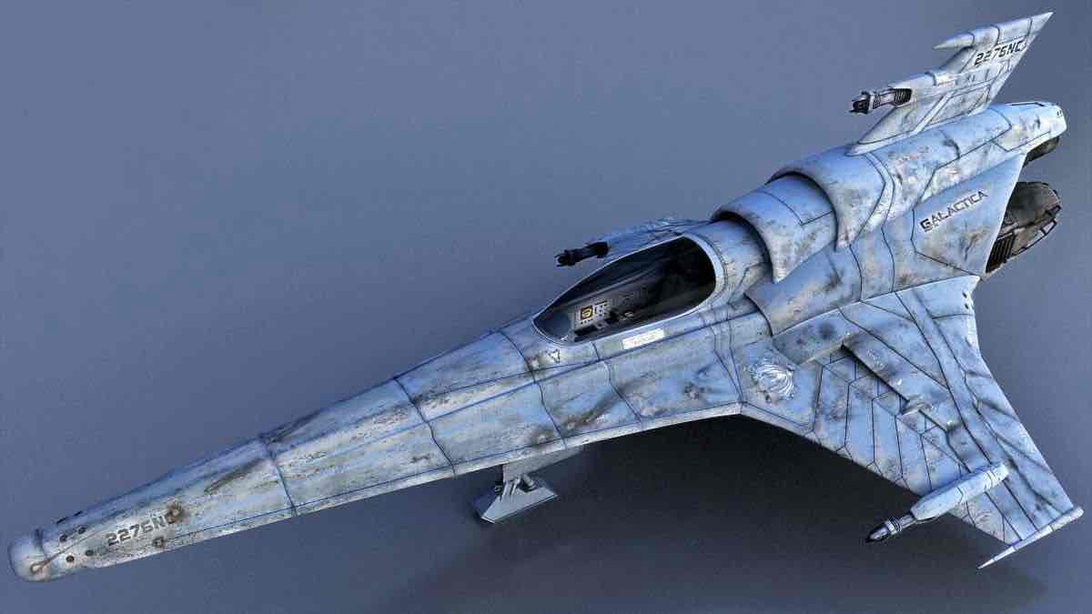 Galactic Starfighter Model free 3D printable STL