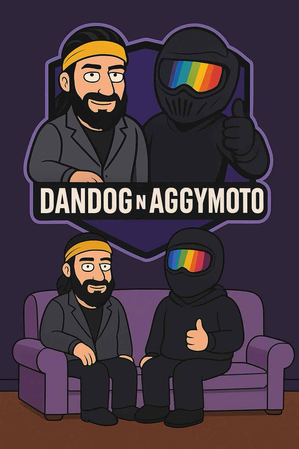 Dandog n Aggymoto Characters free 3D printable STL