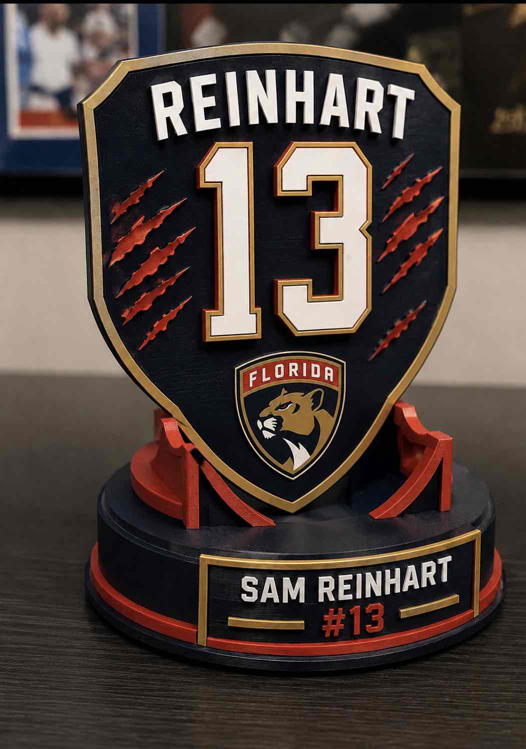 Florida Panthers Award Trophy free 3D printable STL