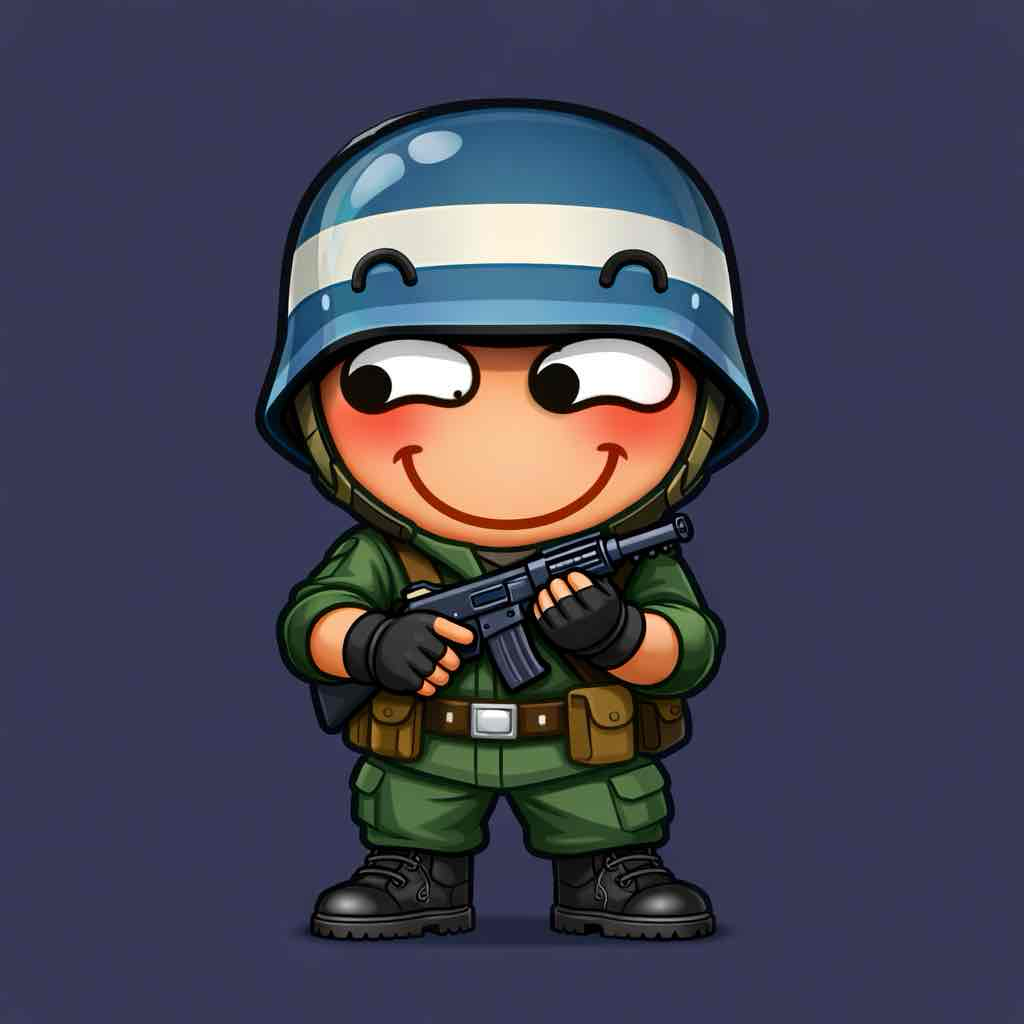 Cartoon Soldier Character free 3D printable STL