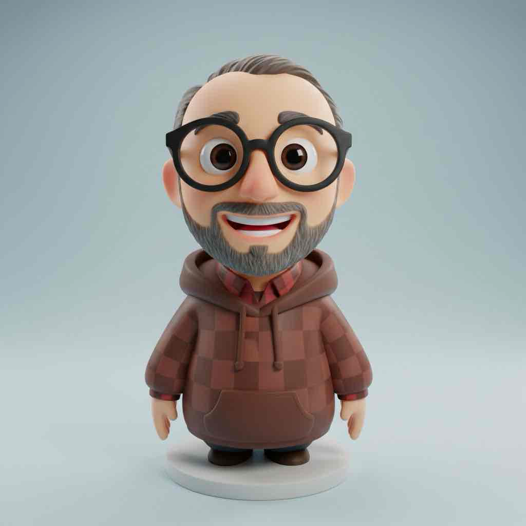 Cartoonish Man Figure free 3D printable STL