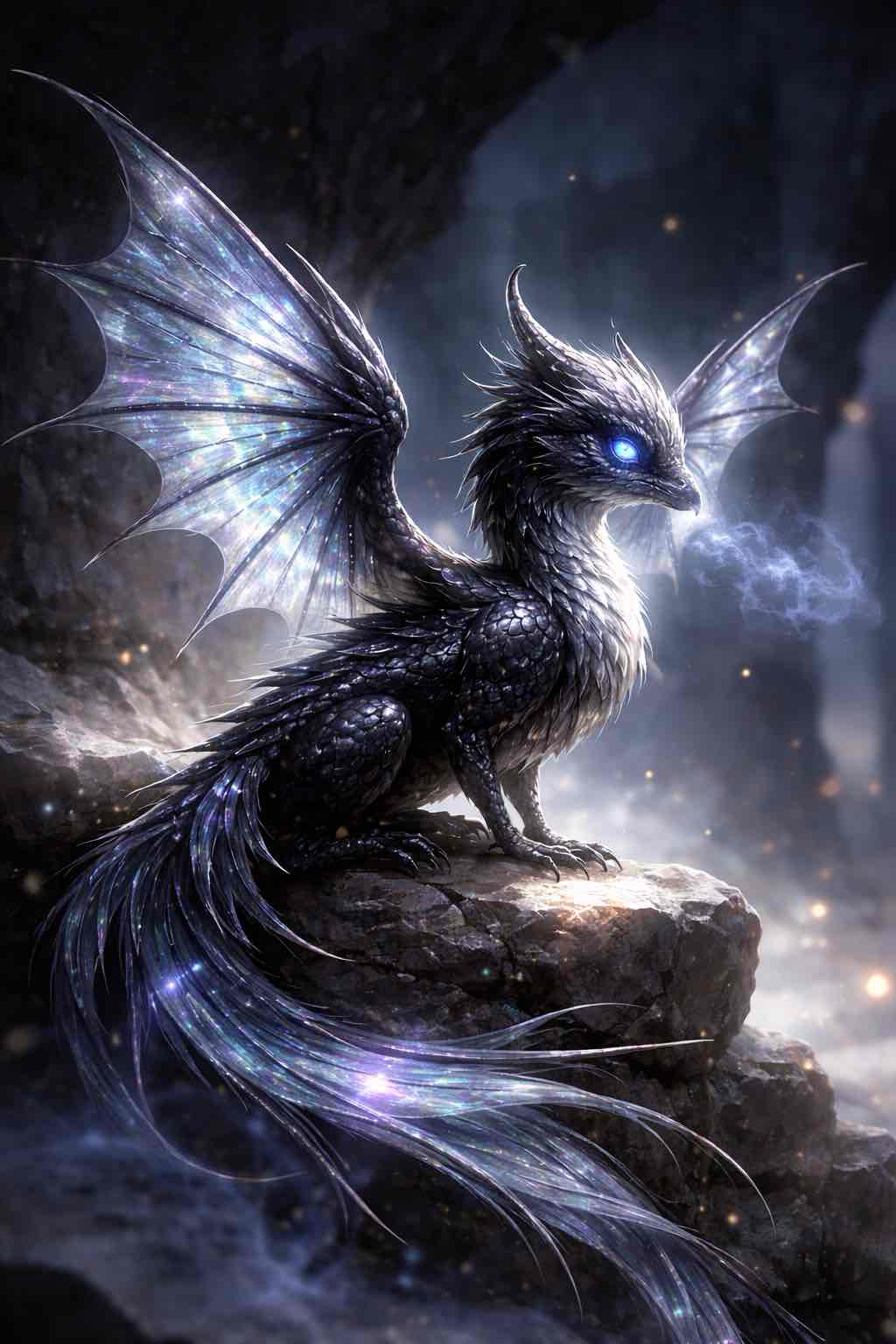Cosmic Dragon Creature free 3D printable STL