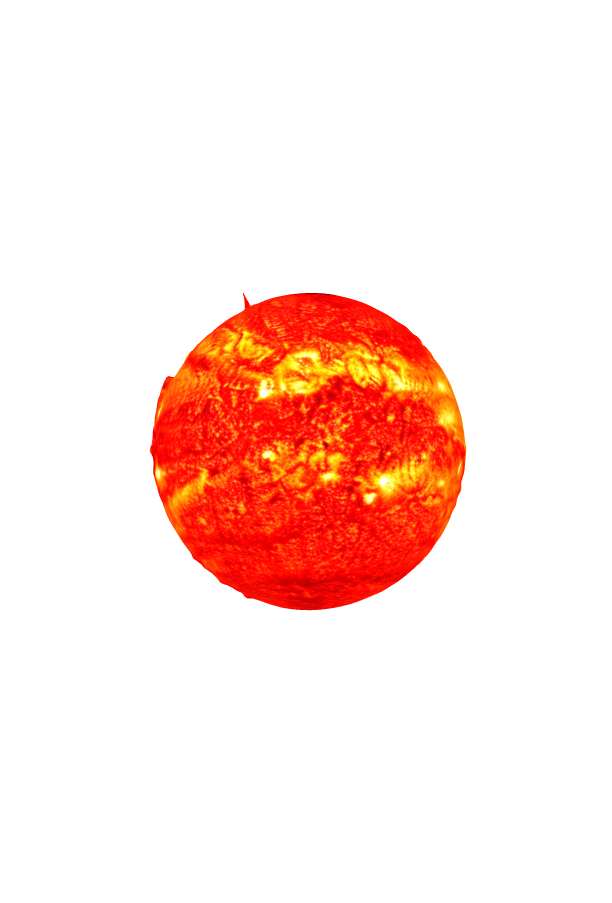 Solar Surface Image free 3D printable STL